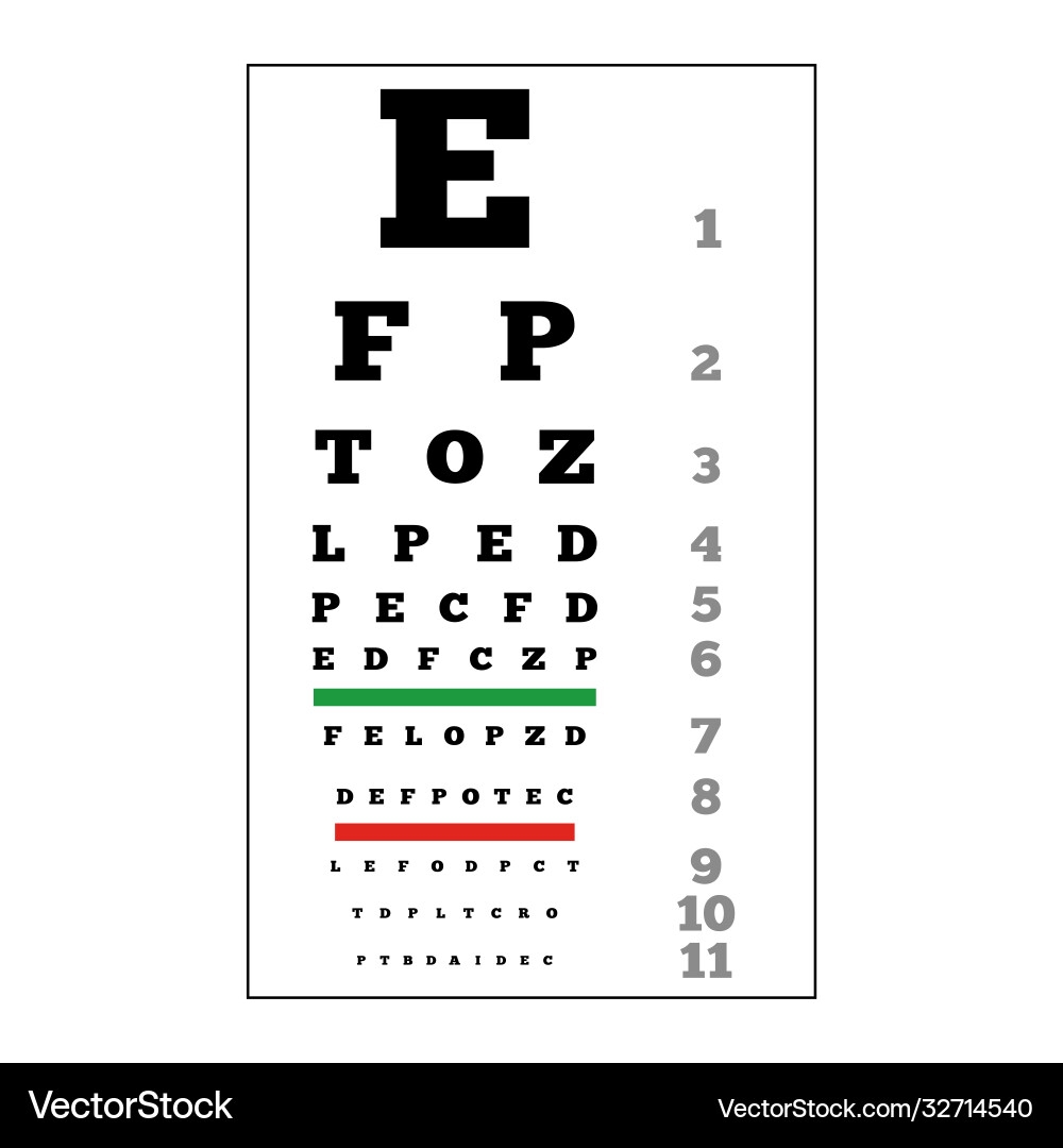 Eye Chart Test Printable