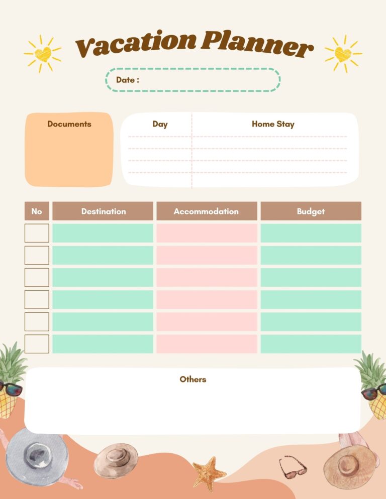 Page 15 Free And Customizable Itinerary Templates Canva