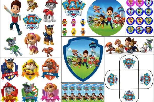 Paw Patrol Free Printable Kit Oh My Fiesta In English