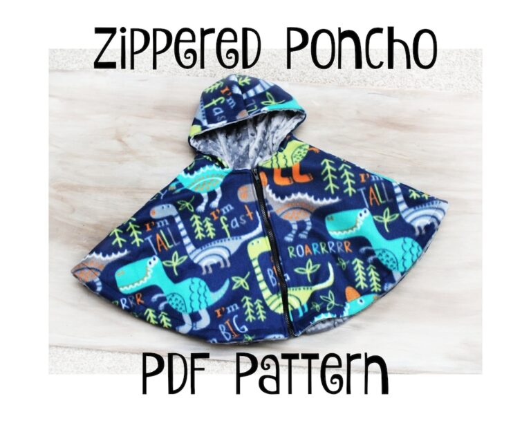 PDF PATTERN zippered Carseat Poncho Instant Download Poncho Many Sizes Included Baby Toddler Adult carseat Poncho Carseat Canopy Etsy