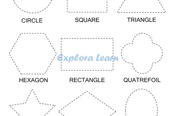 Playful Shapes And Colors Worksheets For Preschool And Kindergarten Kids
