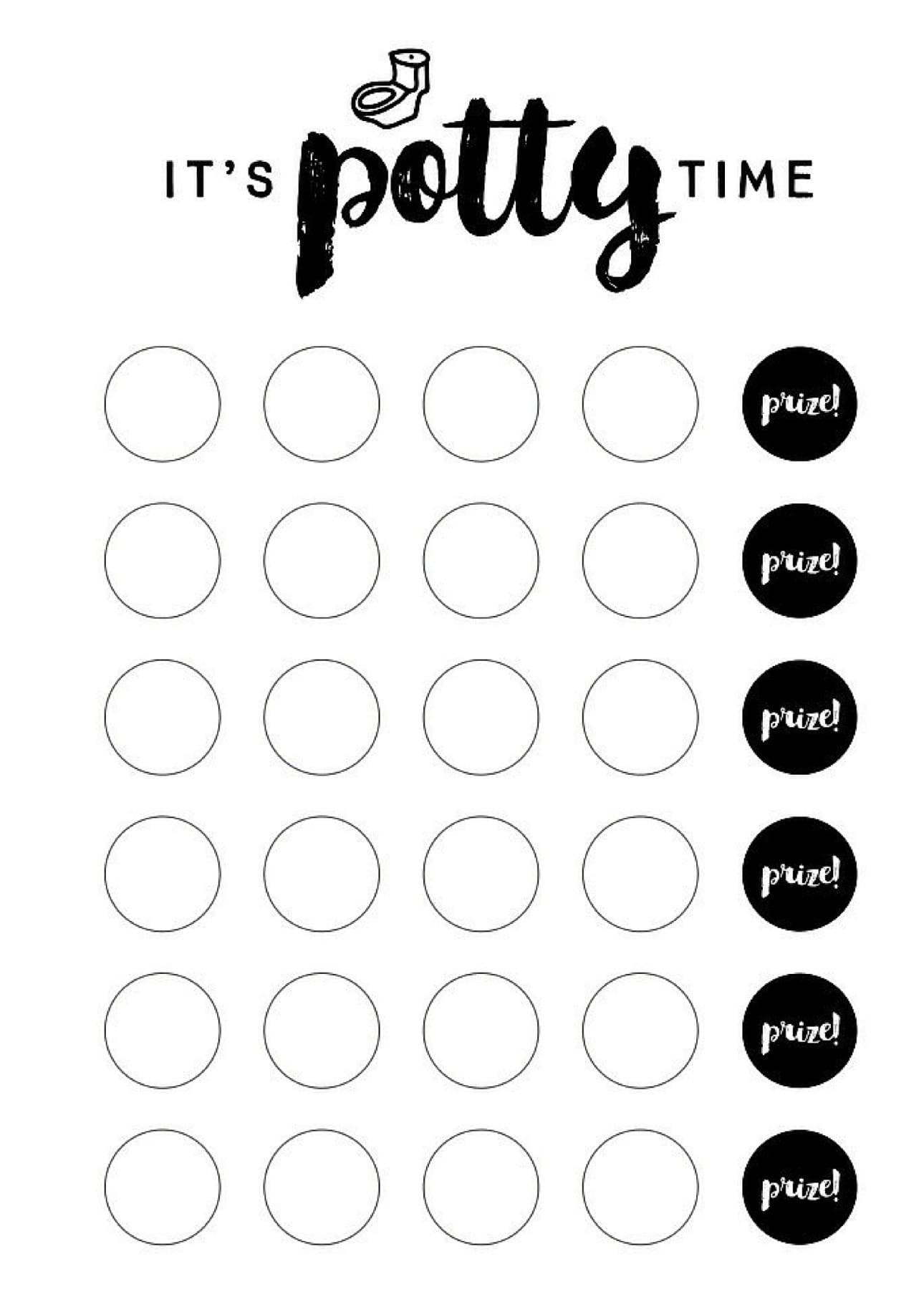 Potty Training Sticker Chart Worksheets Library