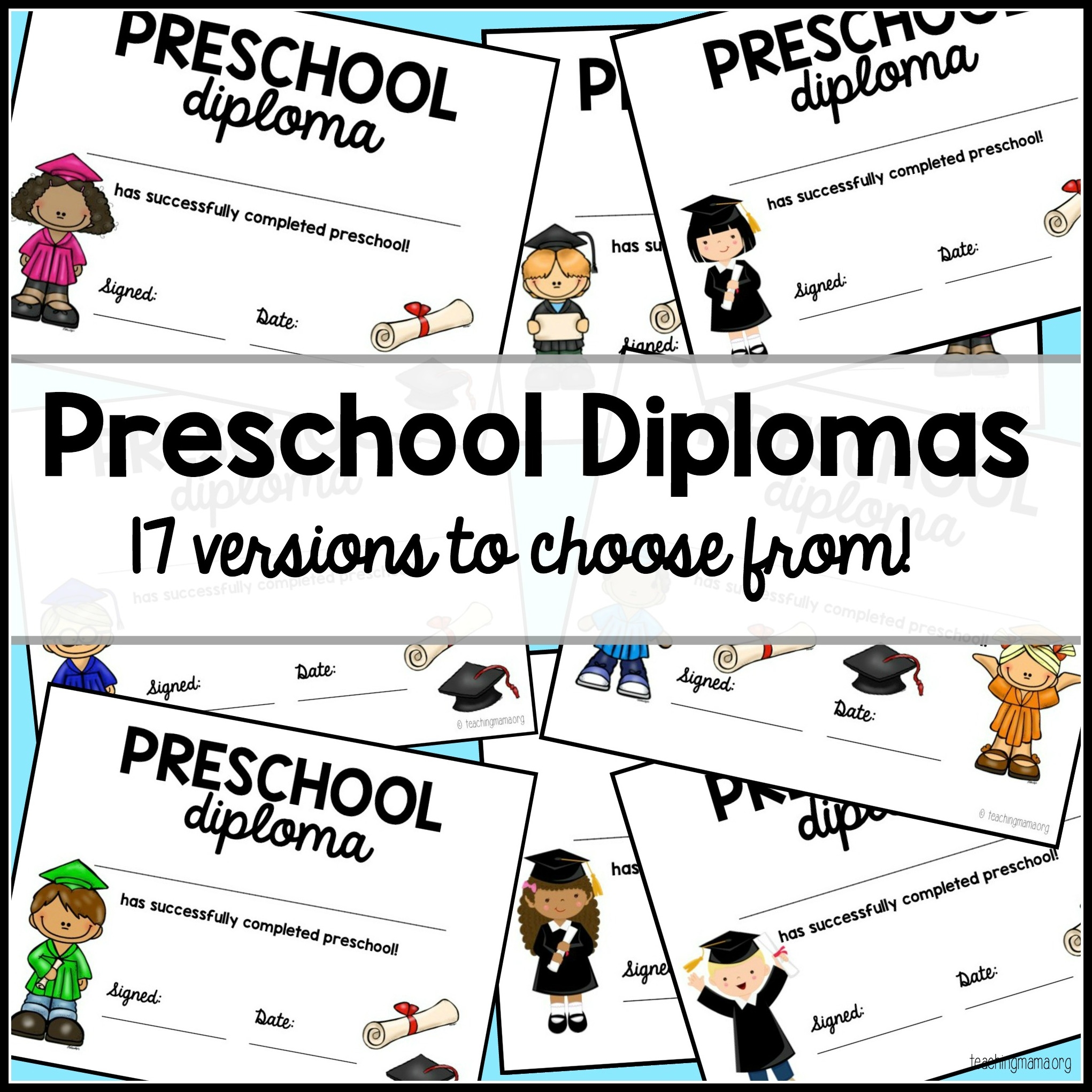 Free Printable Preschool Certificates