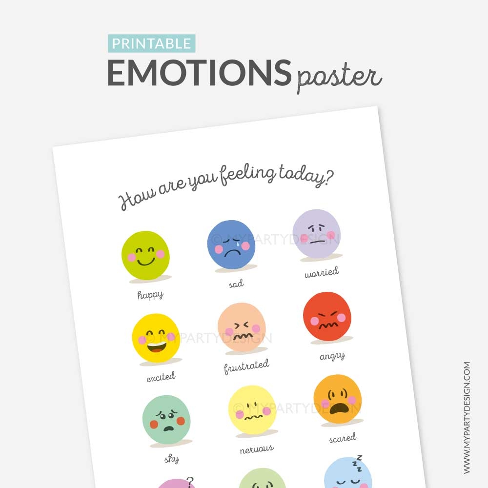Emotion Chart Printable