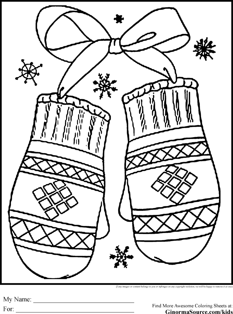 Printable Free Holiday Coloring Pages 613191