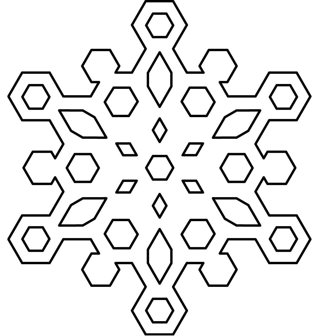 Free Printable Coloring Pages Of Snowflakes