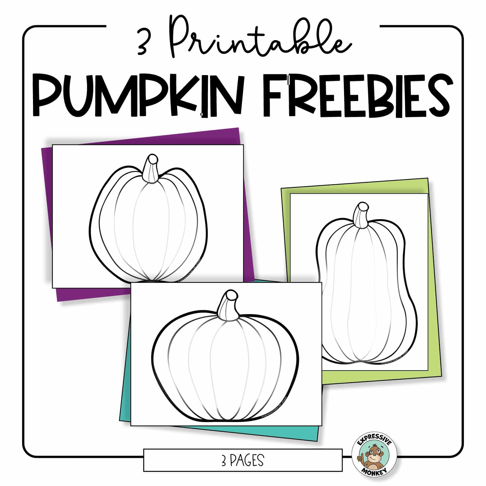Free Pumpkin Worksheets Printable