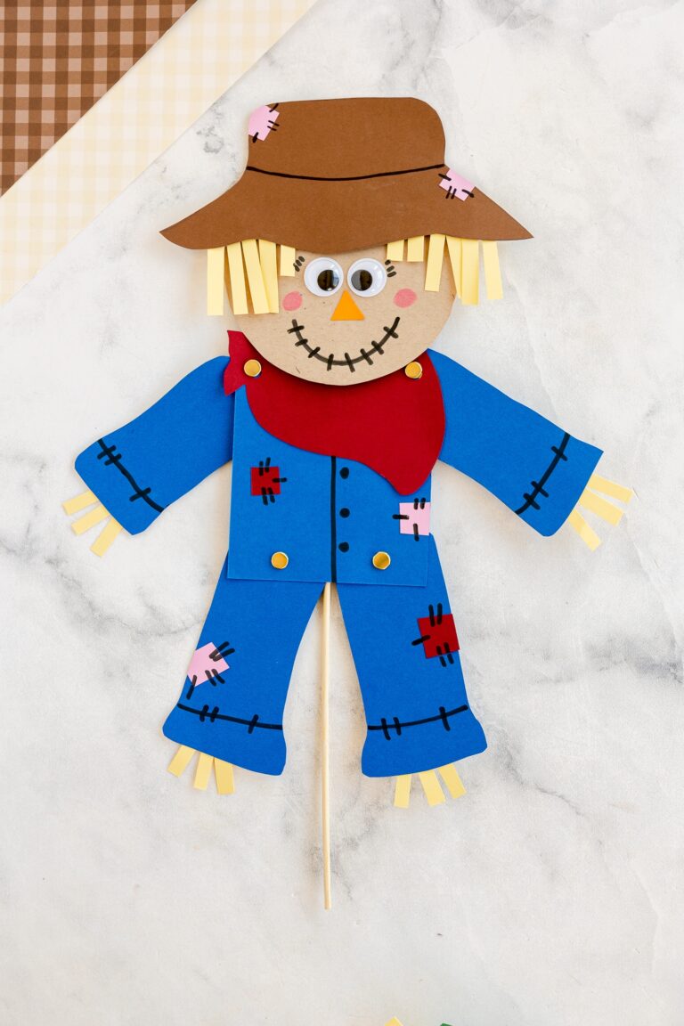 Scarecrow Paper Craft Made To Be A Momma