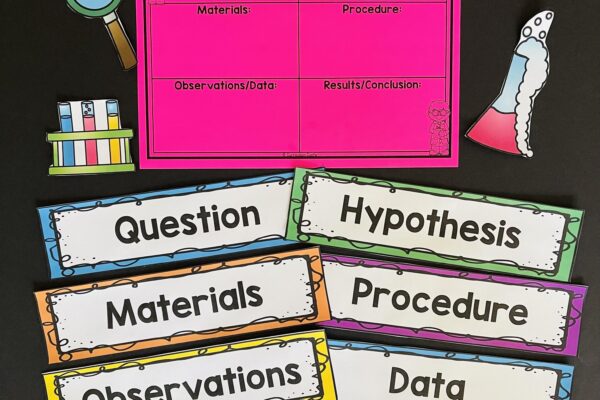 Science Fair Project Labels FREE CURRICULUM CASTLE