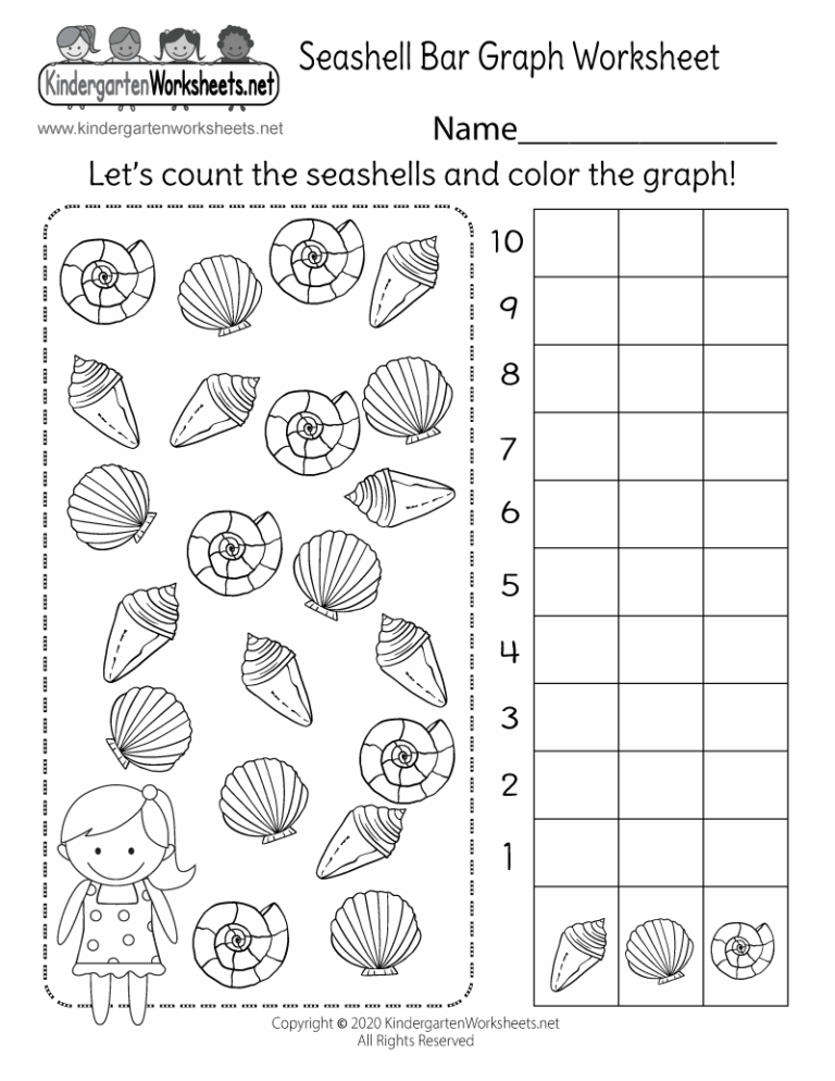 Seashell Bar Graph Worksheet Free Printable Digital U0026 PDF