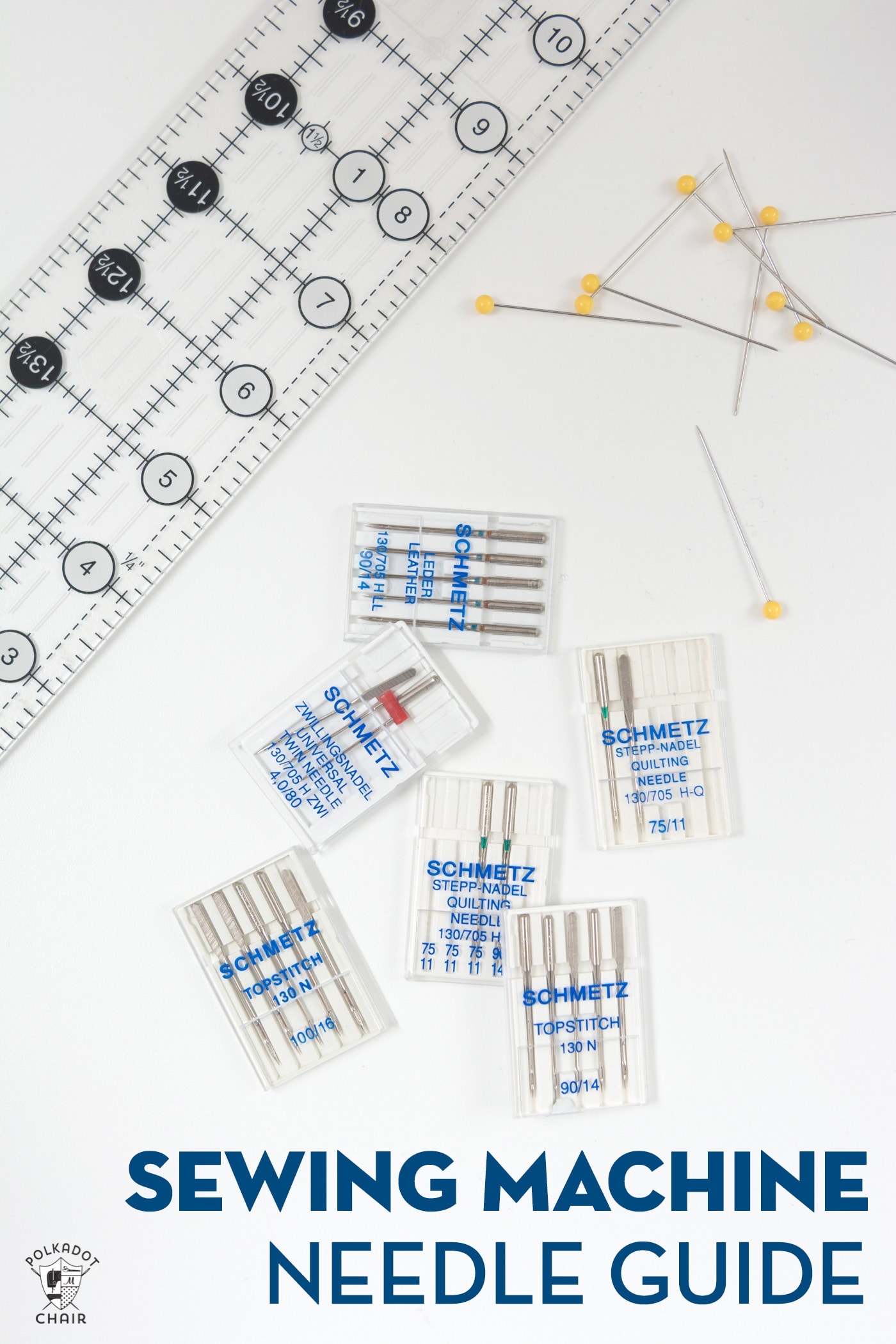 Printable Sewing Machine Needle Chart
