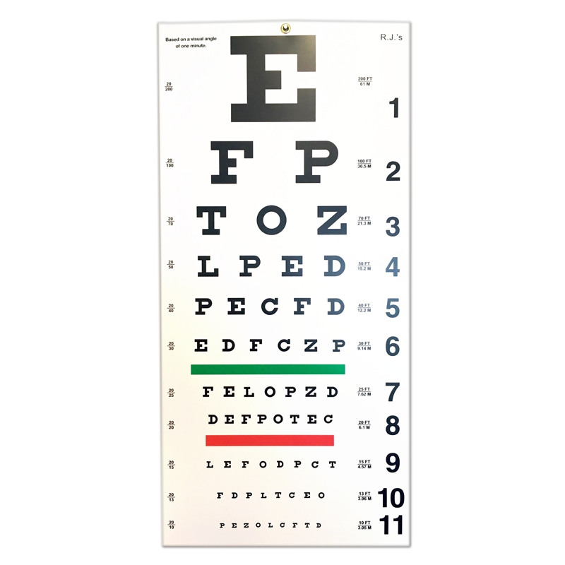 Printable Eye Exam Chart