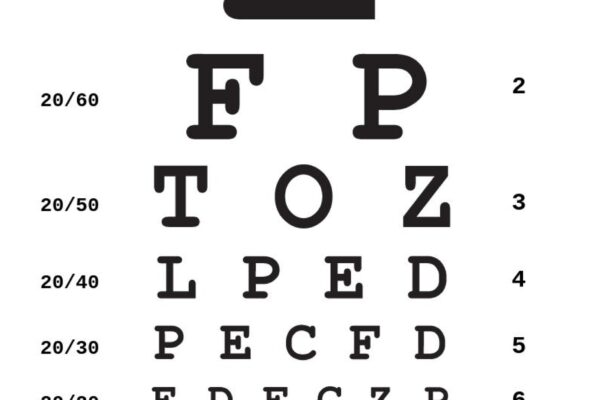 Snellen Eye Chart In Illustrator PDF Download Template