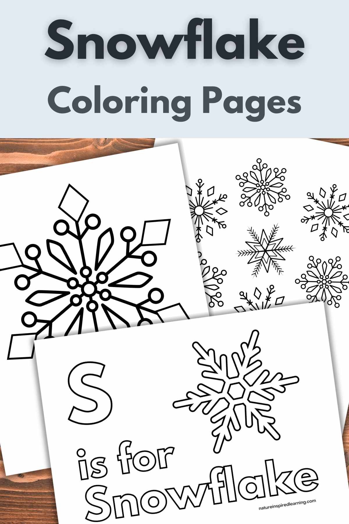Free Snowflake Printable Coloring Pages