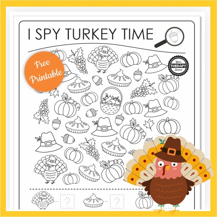 Thanksgiving Activities Free Printables