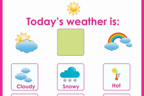 Weather Chart For Kids Printable Montessoriseries