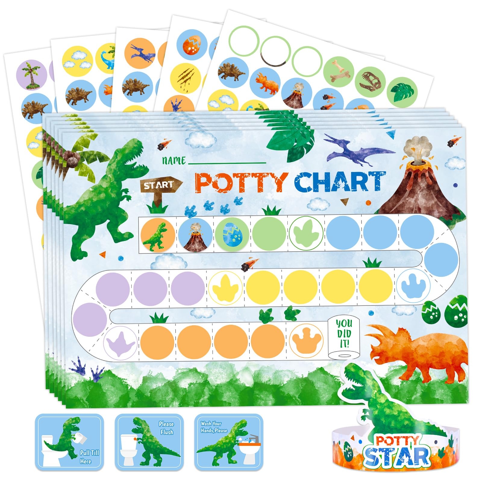 Potty Training Sticker Charts Printable