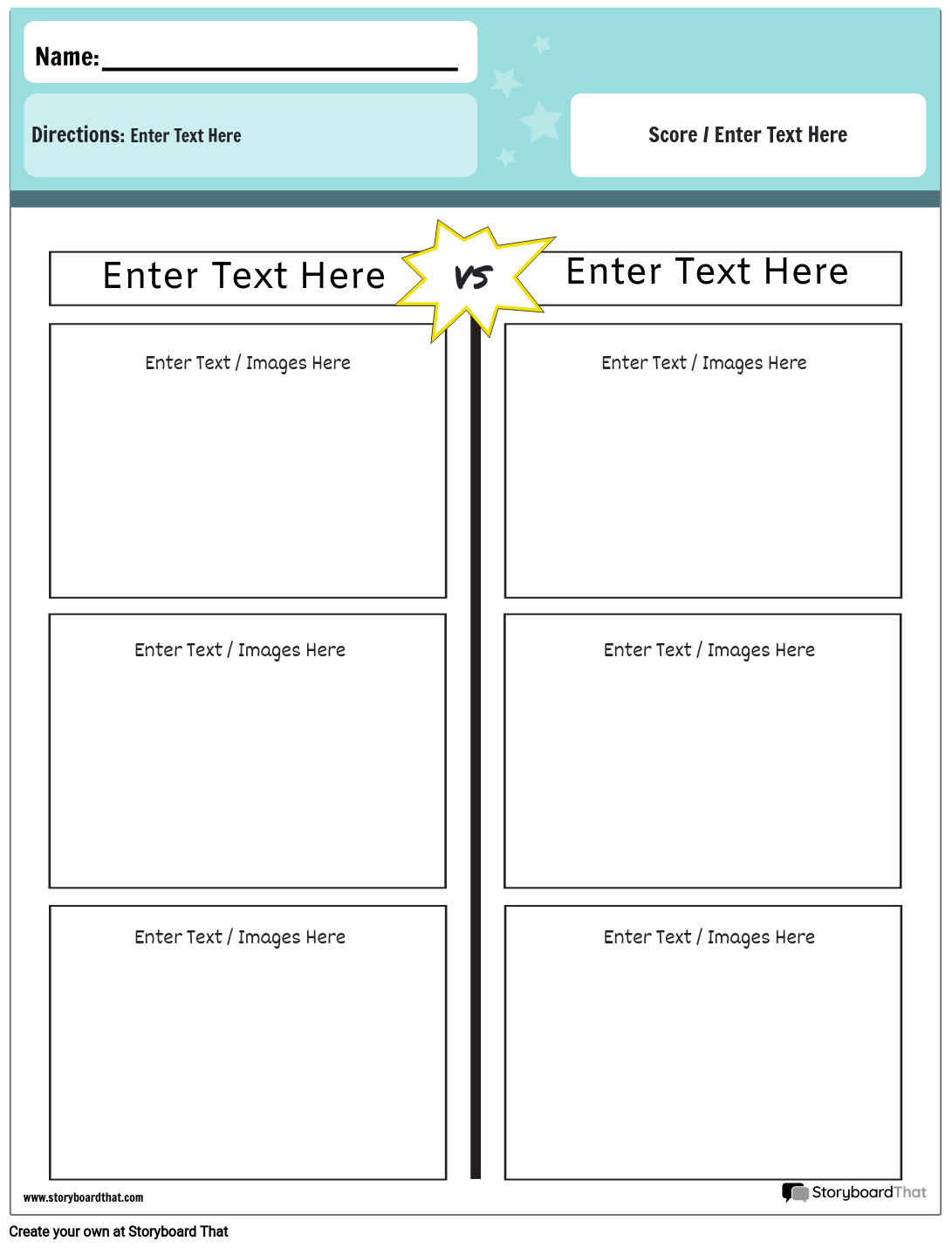 T Chart Template Free Download T Chart Template Free Download