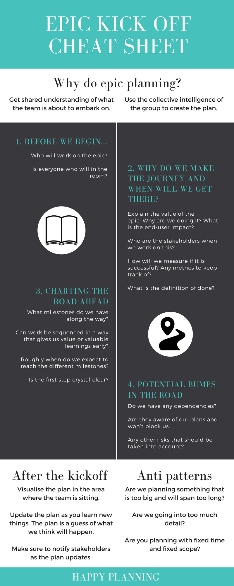 Epic Kick Off Cheat Sheet Agile Log Book Epic Kick Off Cheat Sheet Agile Log Book