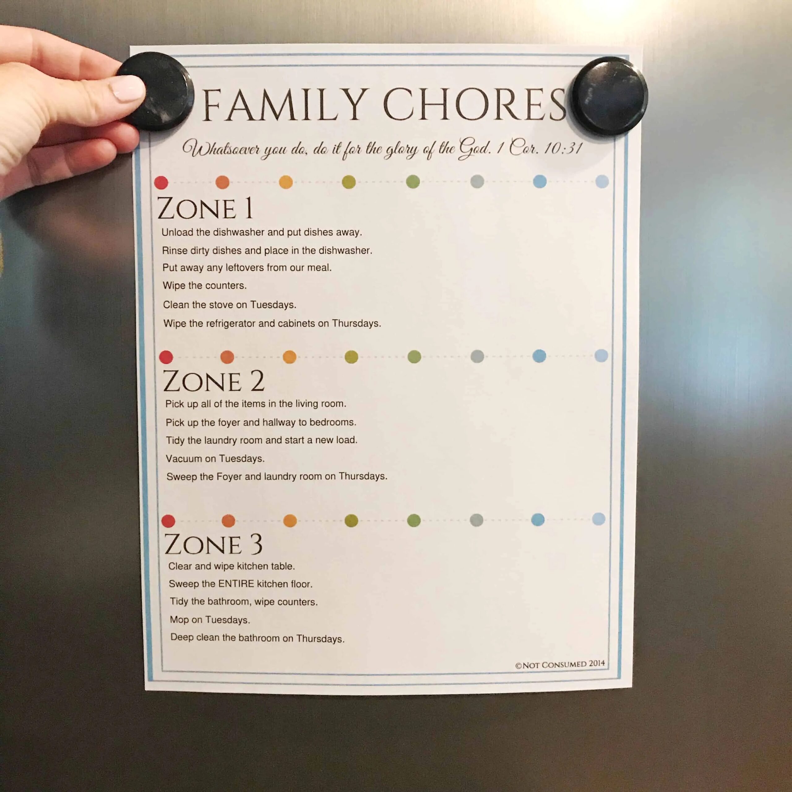 Family Chore Chart Template Family Chore Chart Template