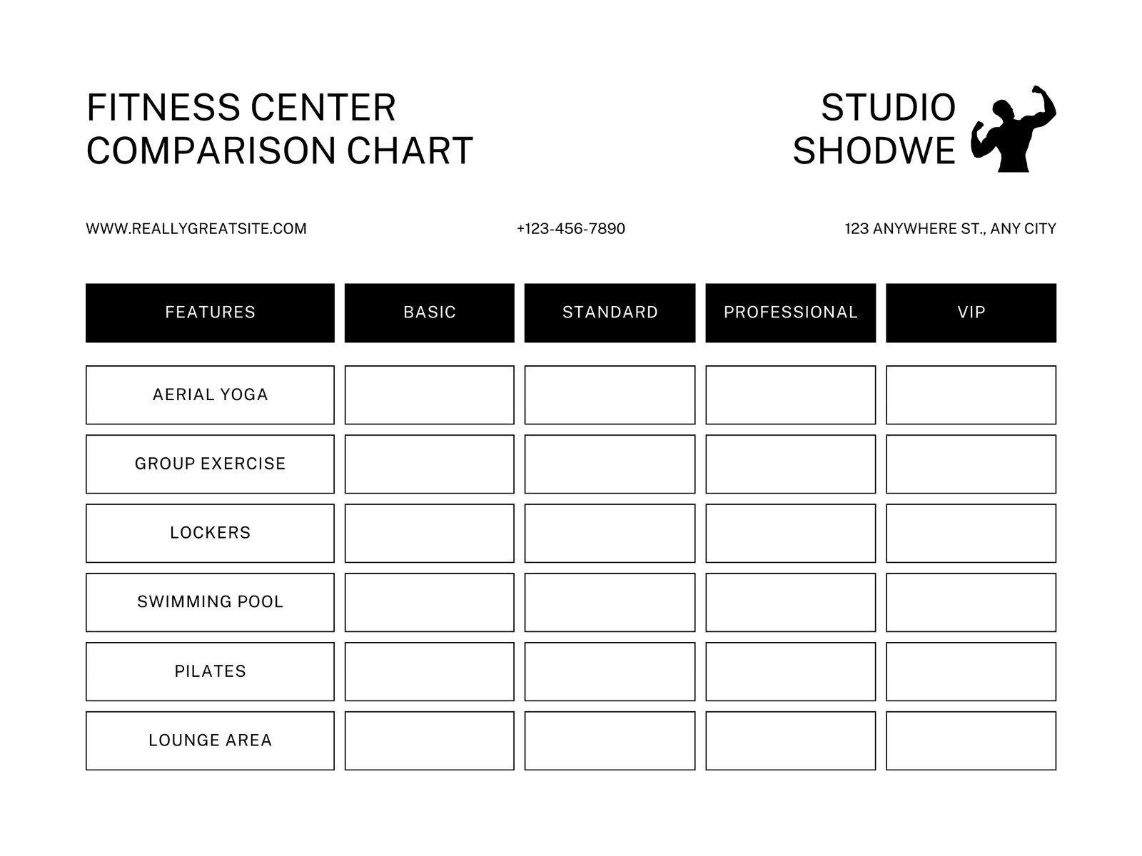 Free And Customizable Table Templates