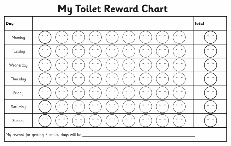 Free Printable Potty Training Reward Chart Printable Design Resources