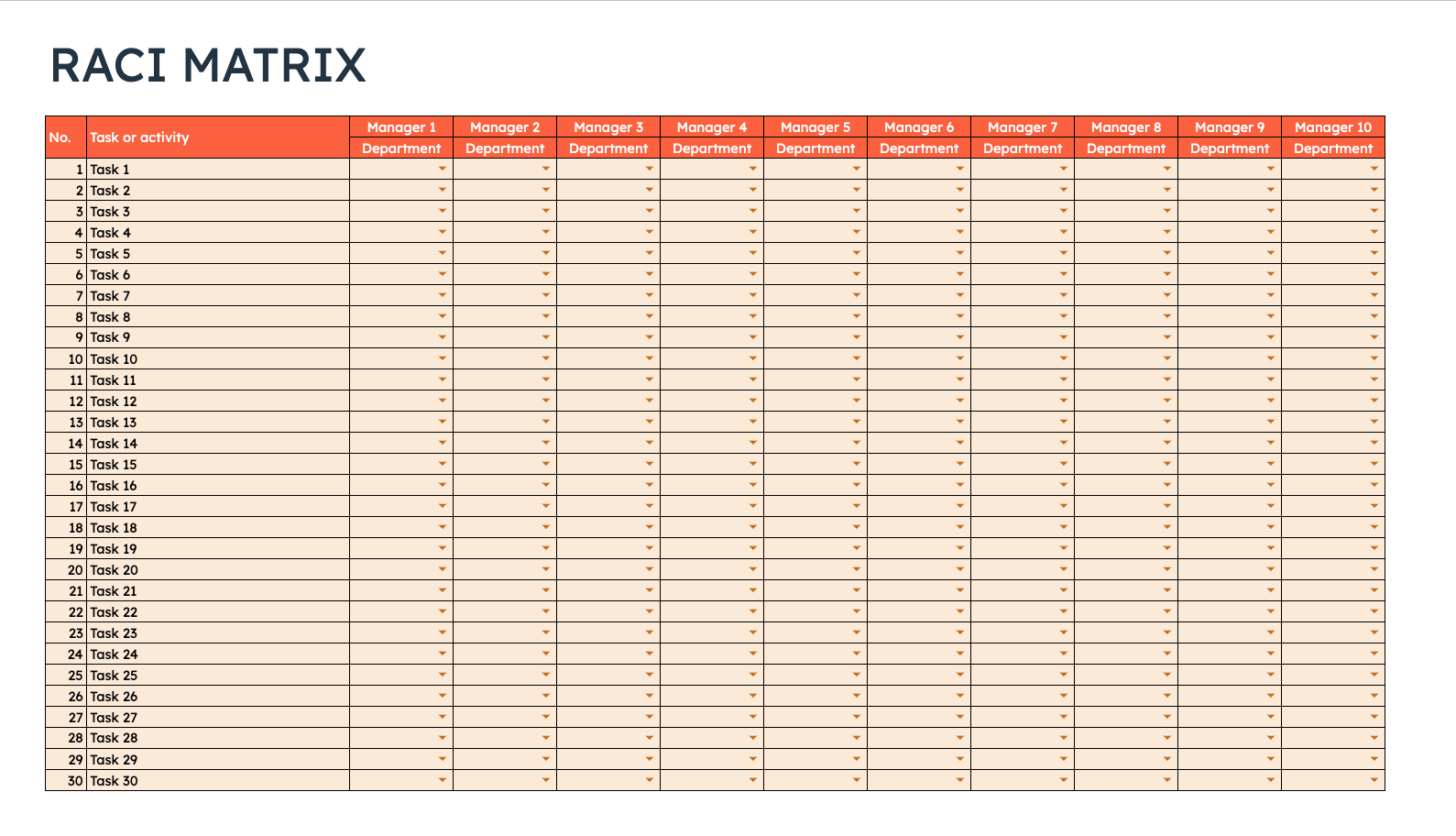 Free RACI Matrix Template For Excel Google Sheets PowerPoint Free RACI Matrix Template For Excel Google Sheets PowerPoint
