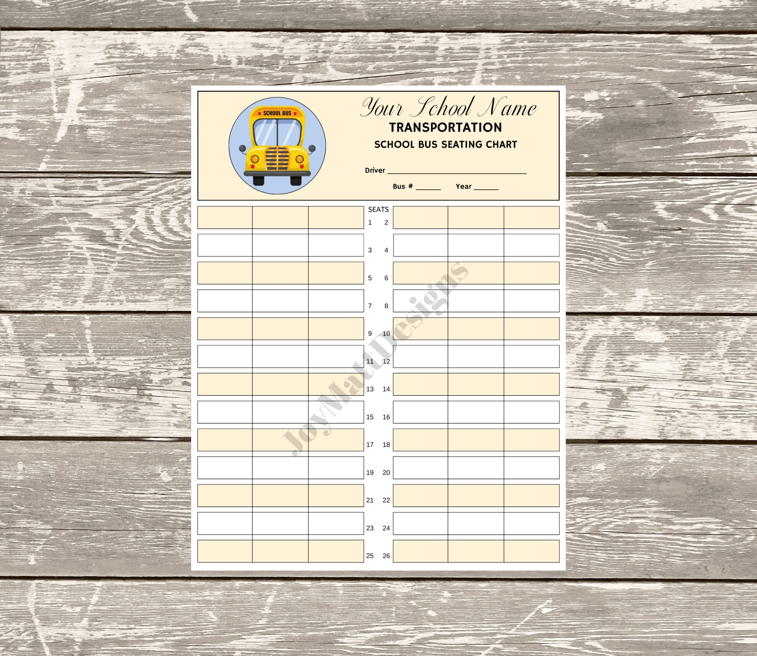 Bus Seating Chart Template Free Bus Seating Chart Template Free