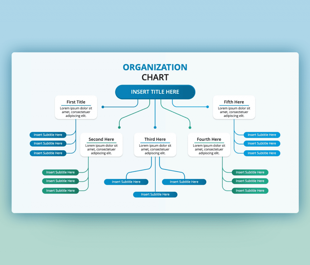 Premast Free Organization Chart PowerPoint Template