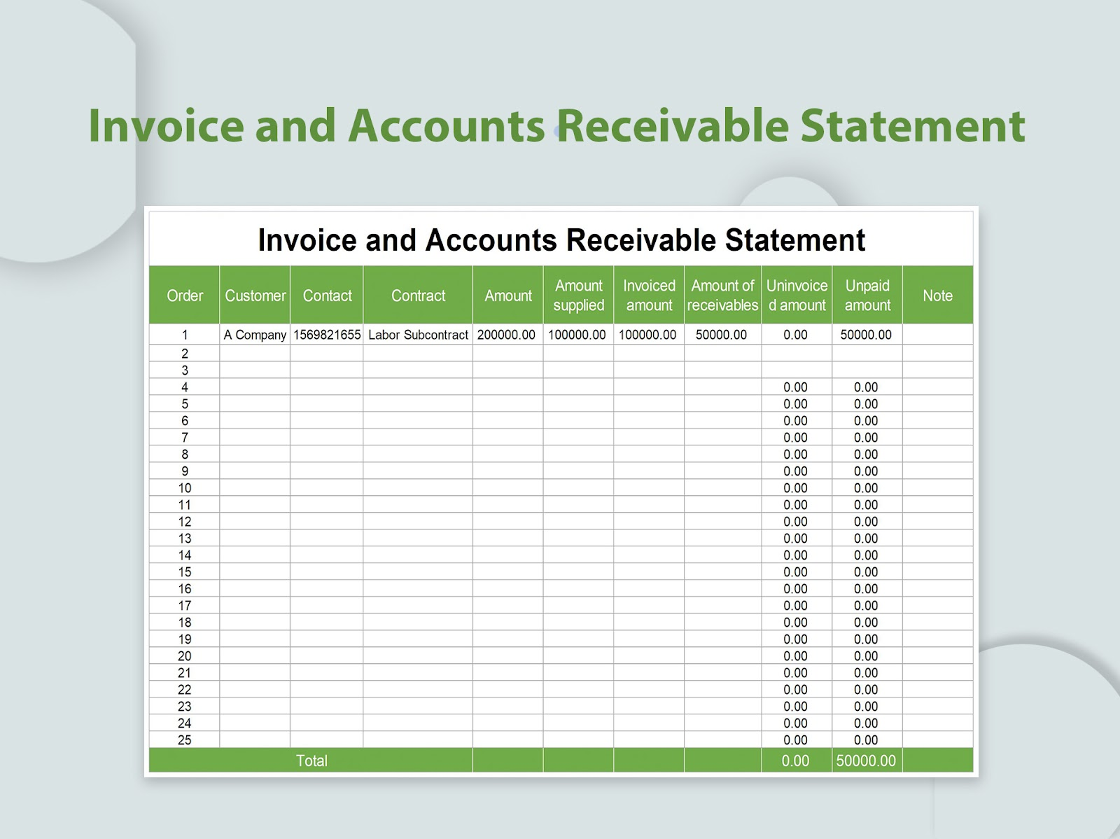 Accounting T Chart Template