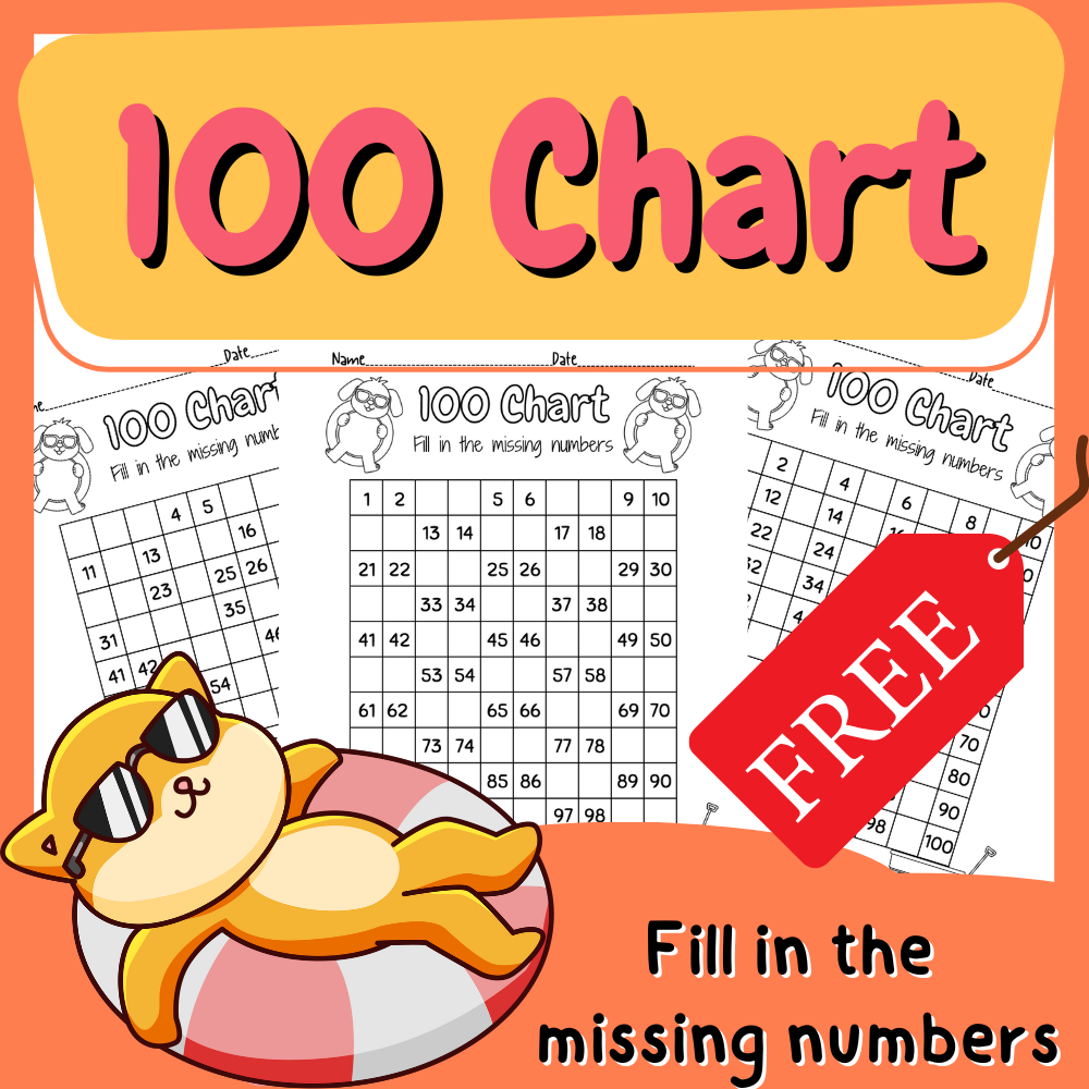 Fill In Hundreds Chart Free Printable Fill In Hundreds Chart Free Printable