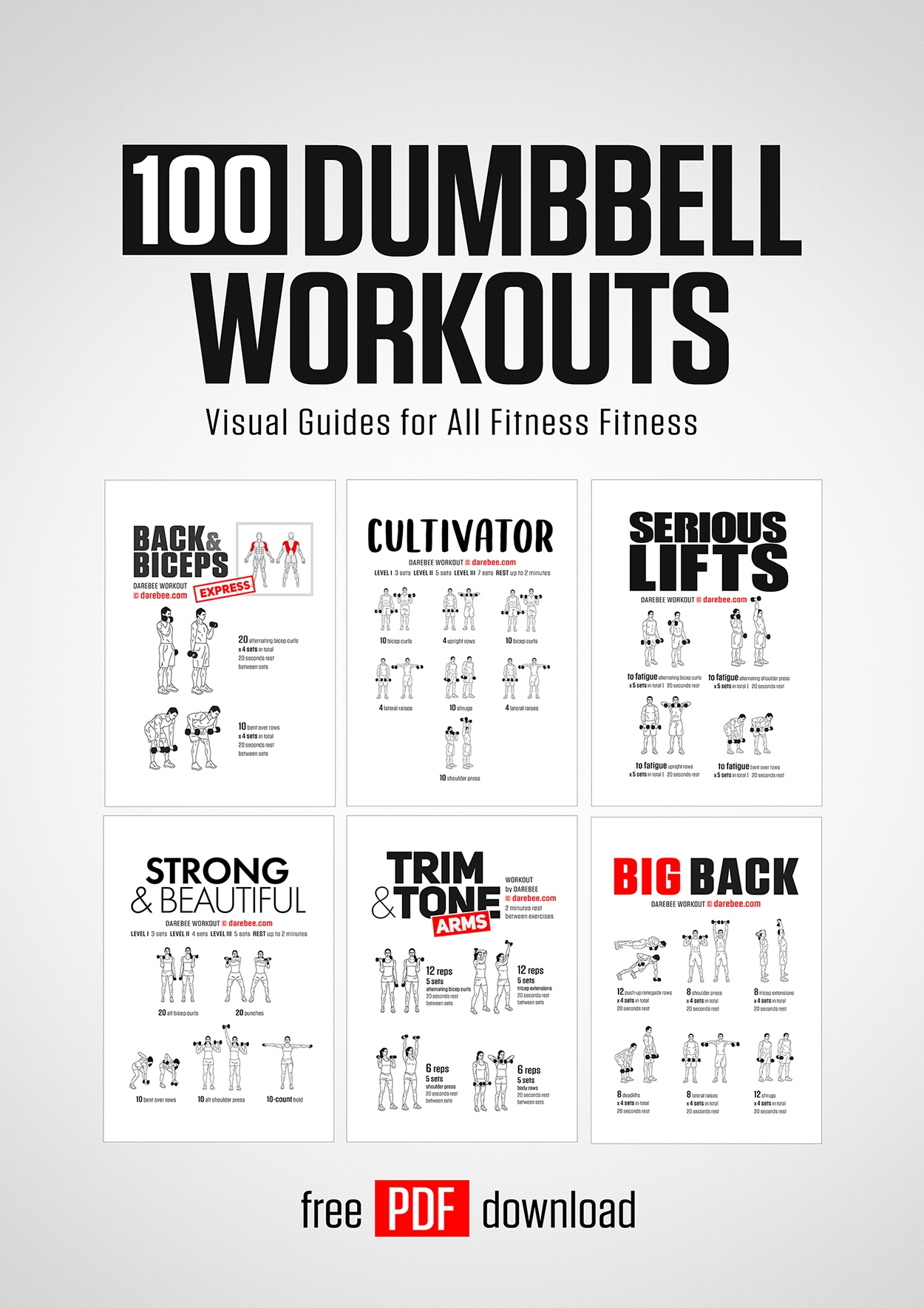 Free Printable Dumbbell Workout Chart Pdf Free Printable Dumbbell Workout Chart Pdf