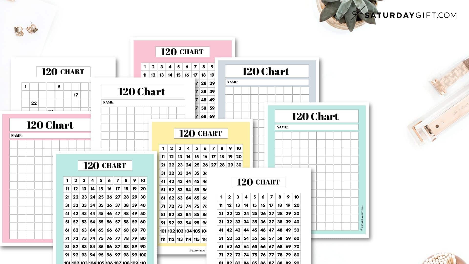 120 Chart Printable 16 Free Number Charts To 120 Worksheets SaturdayGift