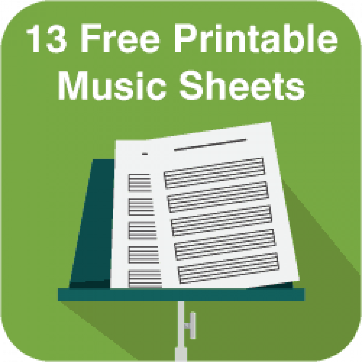 13 Blank Music Sheets Printable Templates Stars U0026 Catz