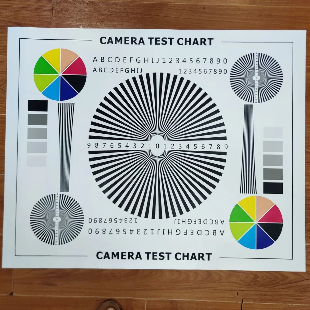 1M 0 75M CCTV Camera Test Chart For Camera Focusing Lens Debugging Test AliExpress