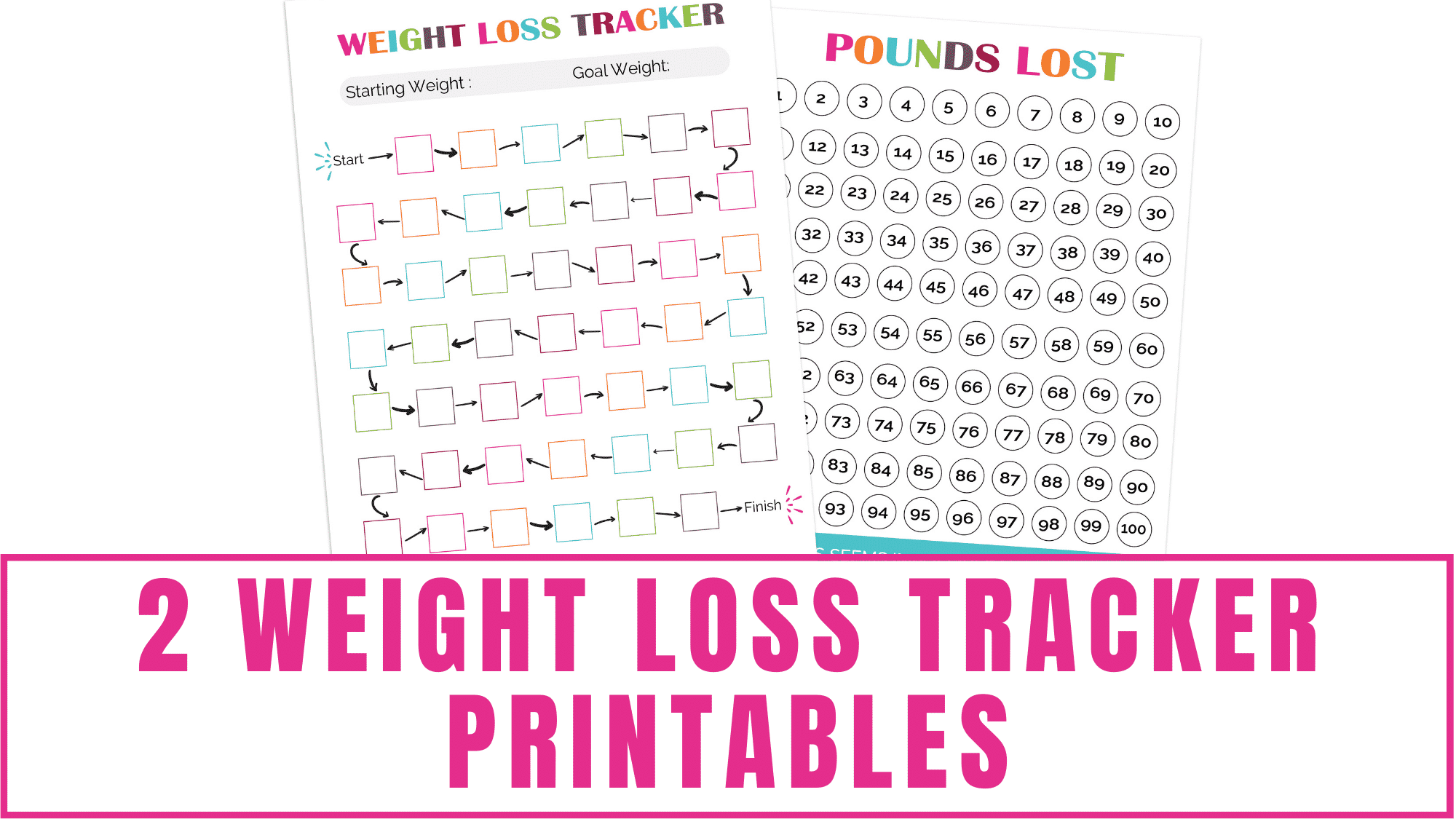 Printable Weight Loss Goal Chart