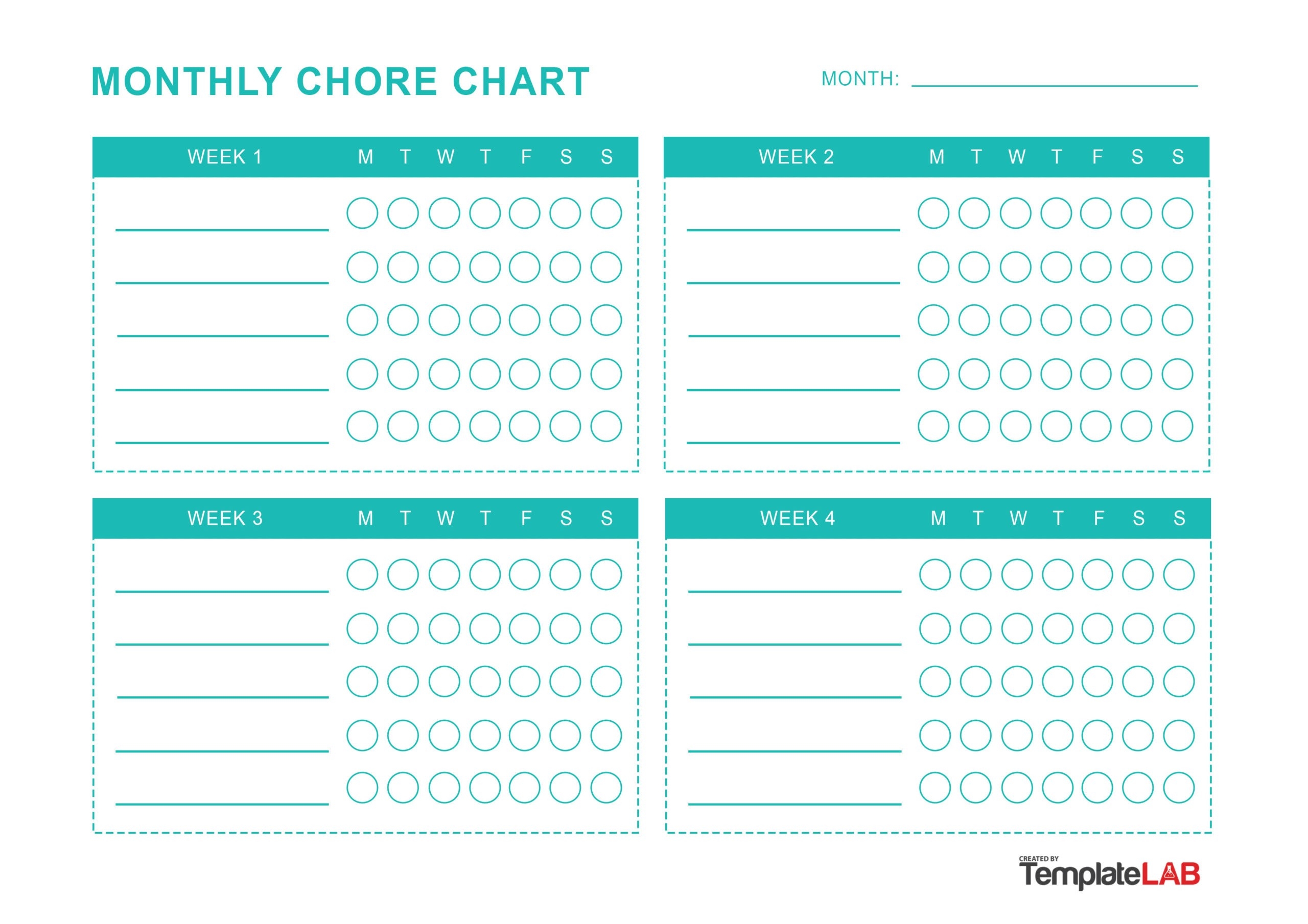 23 FREE Chore Chart Templates For Kids TemplateLab 23 FREE Chore Chart Templates For Kids TemplateLab