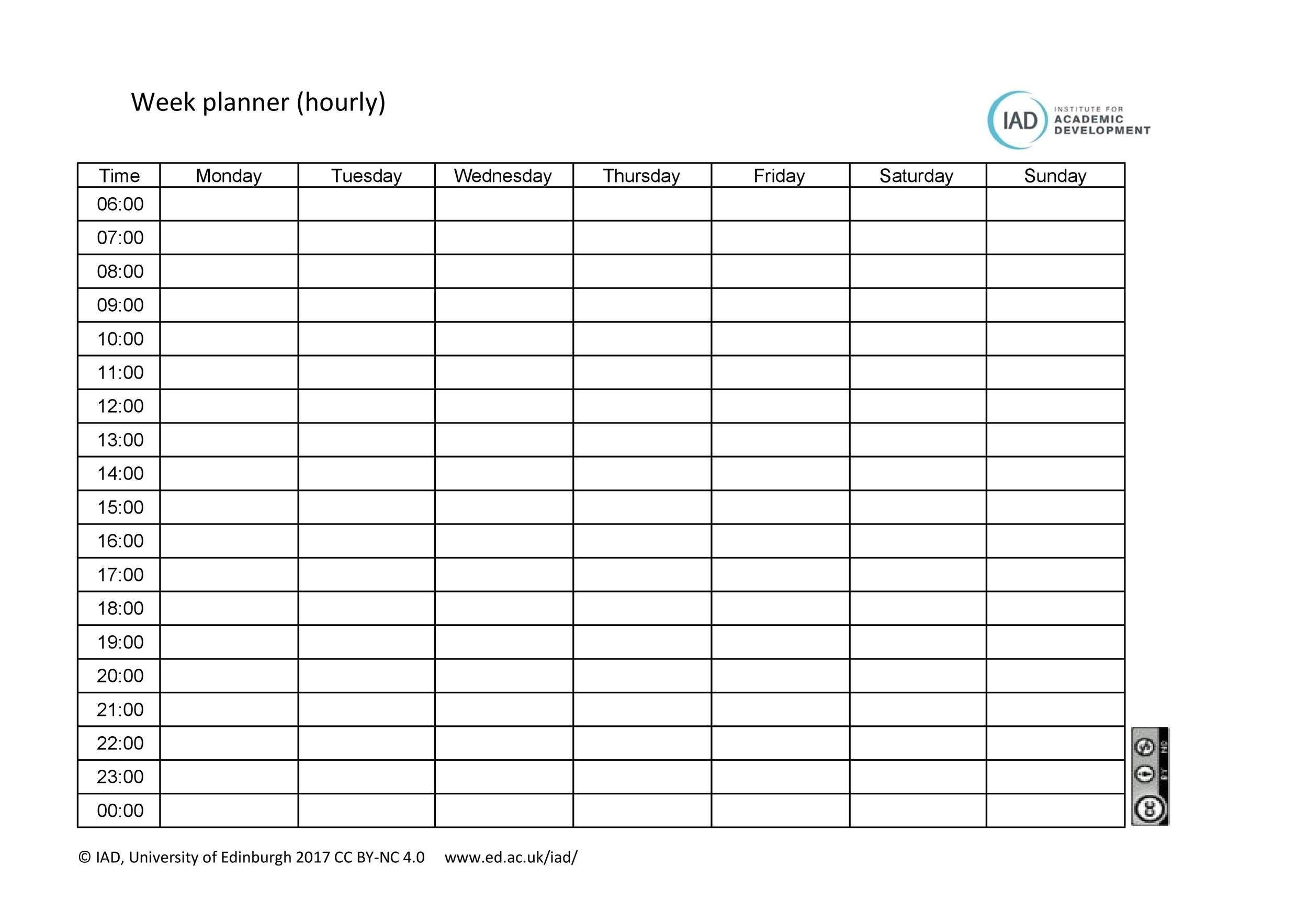 43 Effective Hourly Schedule Templates Excel Word PDF 43 Effective Hourly Schedule Templates Excel Word PDF