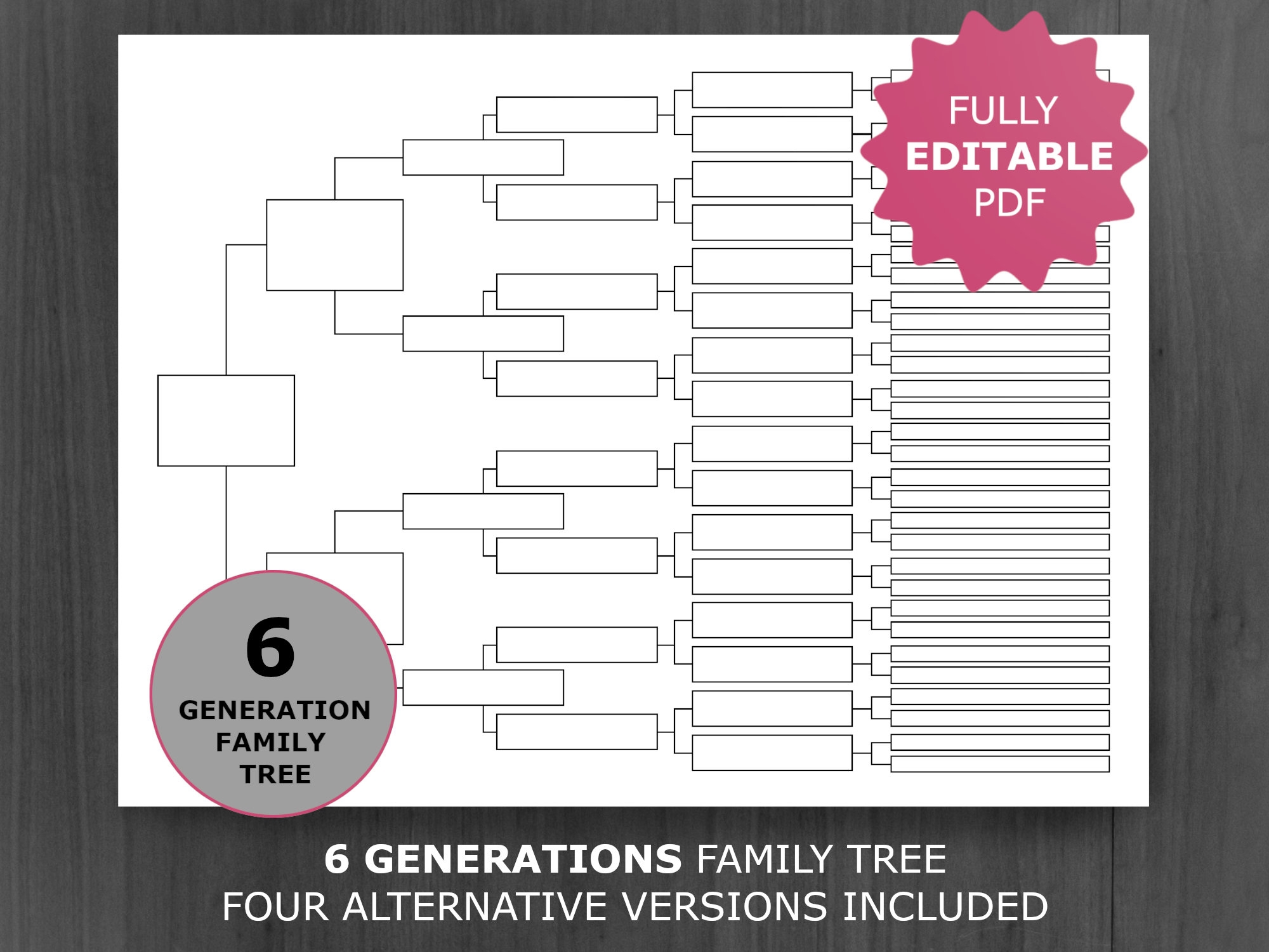 Family Ancestry Chart Template Family Ancestry Chart Template