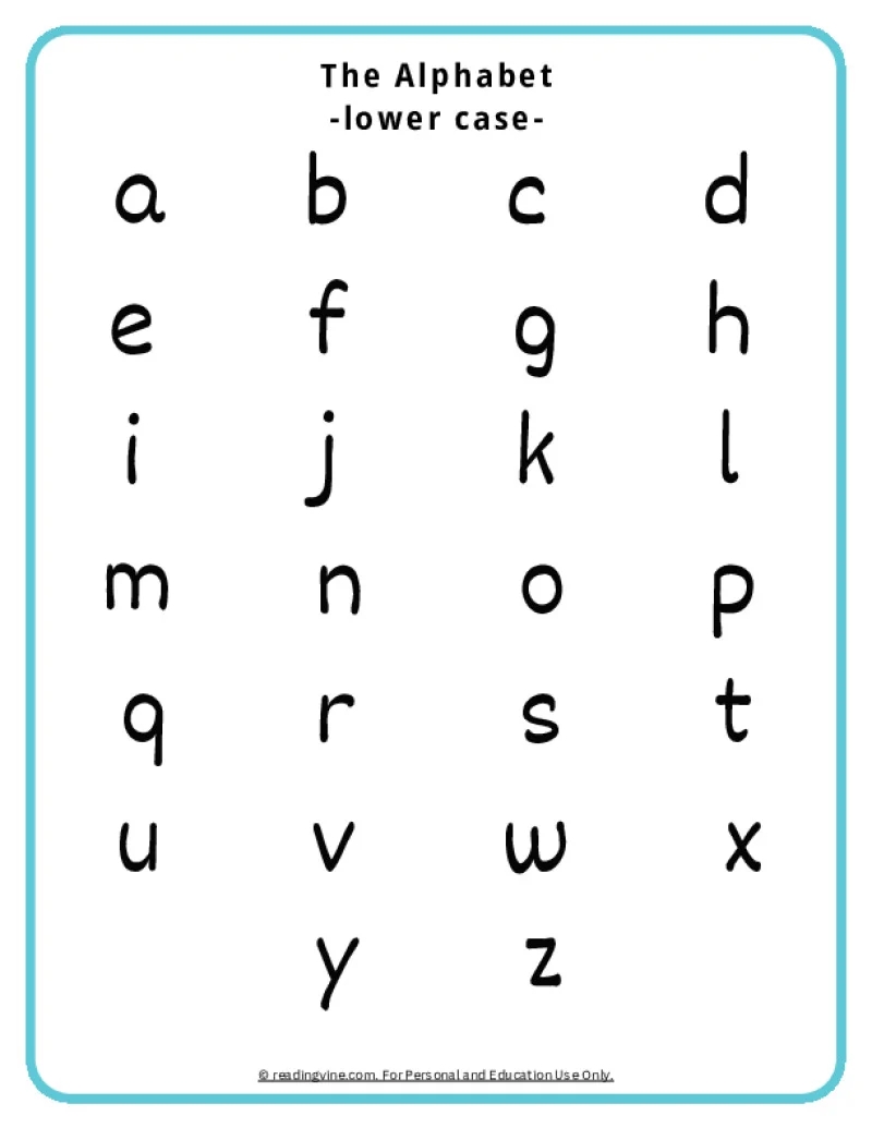 ABC Chart Alphabet Printable Free Resources ABC Chart Alphabet Printable Free Resources