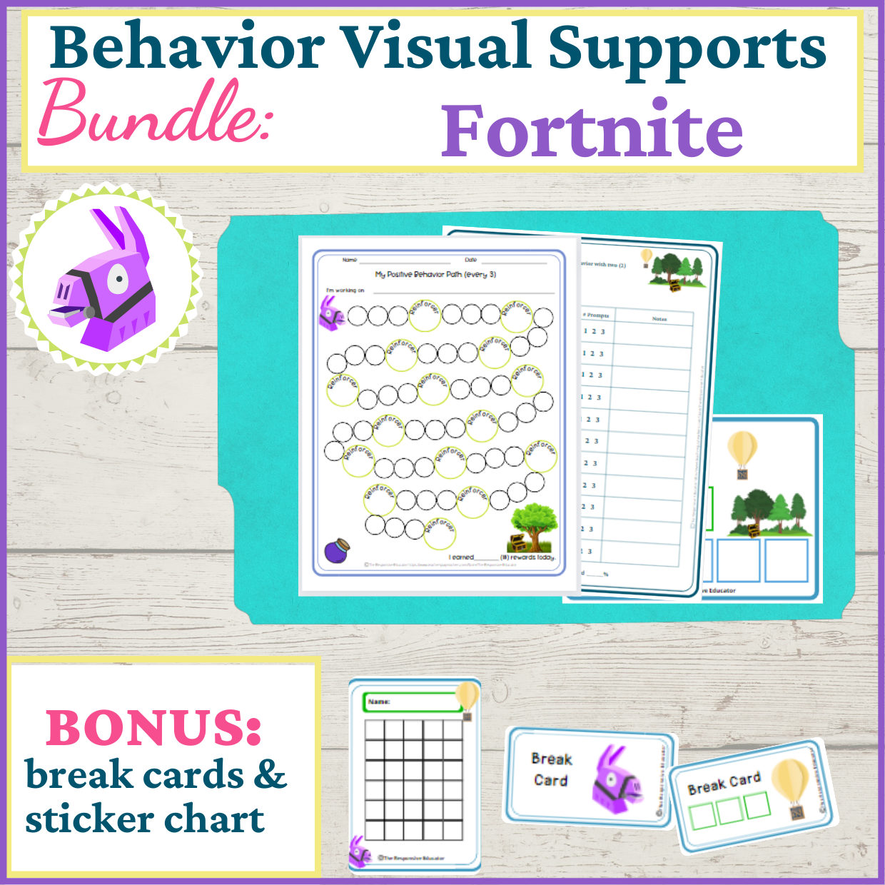 Behavior Visual Supports Fortnite Made By Teachers Behavior Visual Supports Fortnite Made By Teachers