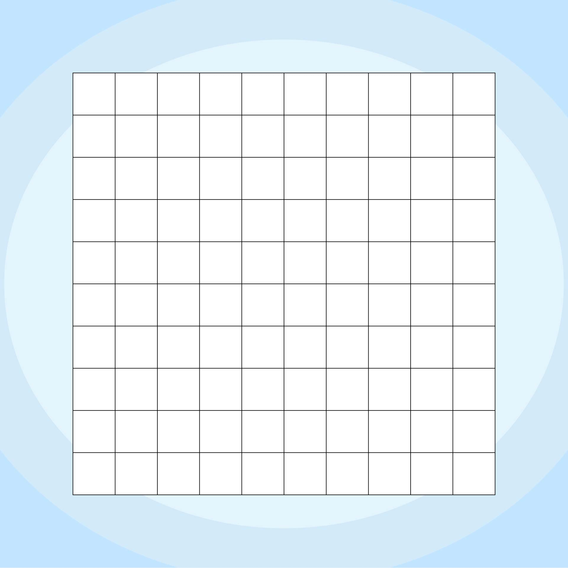 100 Chart Blank Free Printable