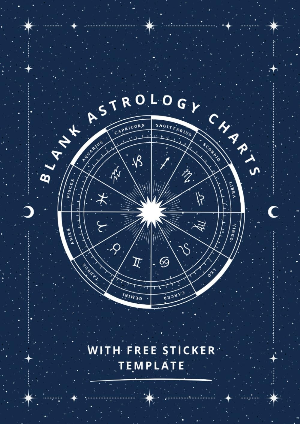 Blank Astrology Charts With Free Symbols Stickers Template Astrology Workbooks Klintworth Emily Amazon Books