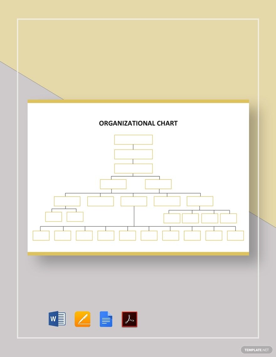 Blank Organizational Chart Template In Google Docs Word Pages PDF Download Template Blank Organizational Chart Template In Google Docs Word Pages PDF Download Template