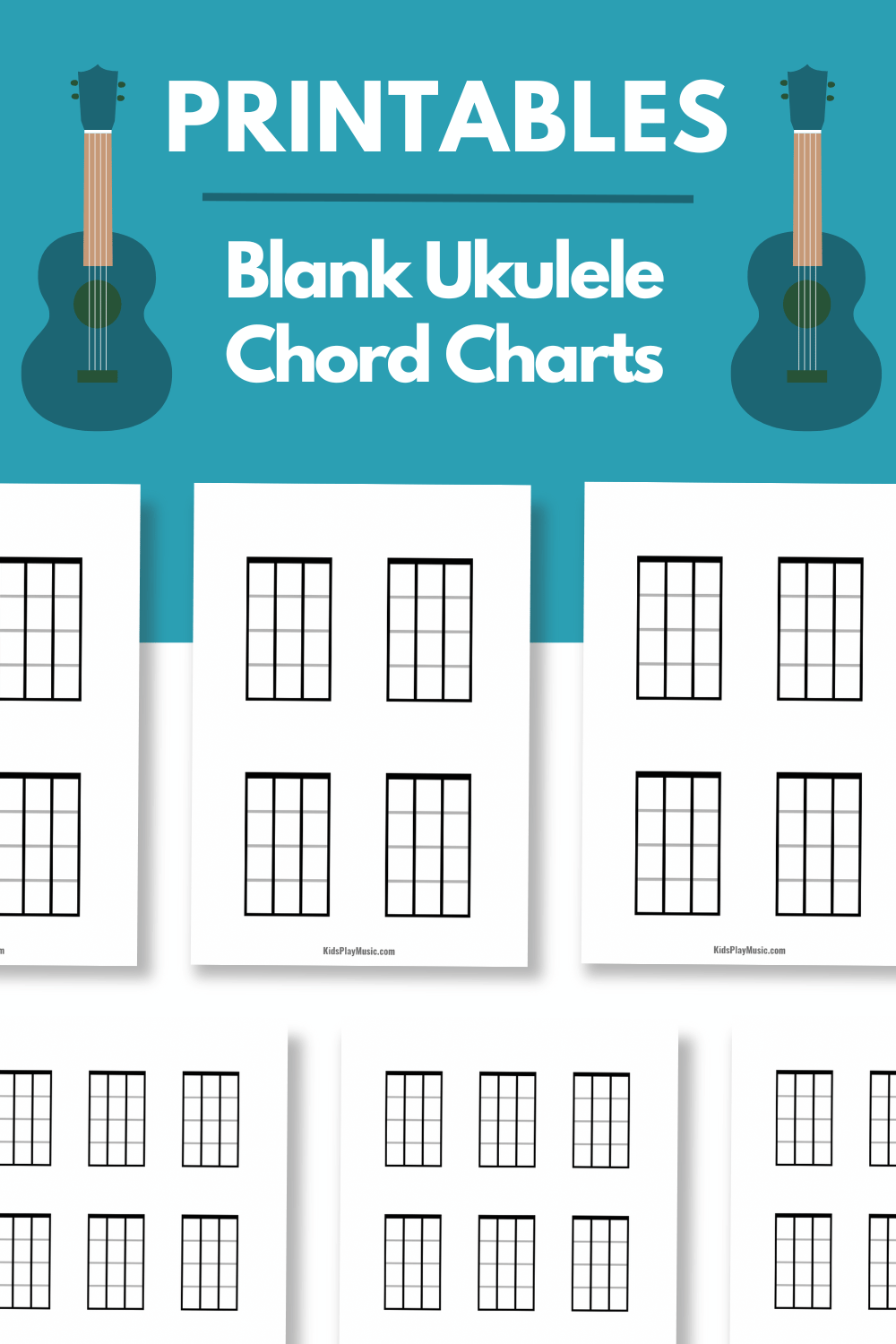 Blank Ukulele Chord Charts Printable PDFs KidsPlayMusic Blank Ukulele Chord Charts Printable PDFs KidsPlayMusic