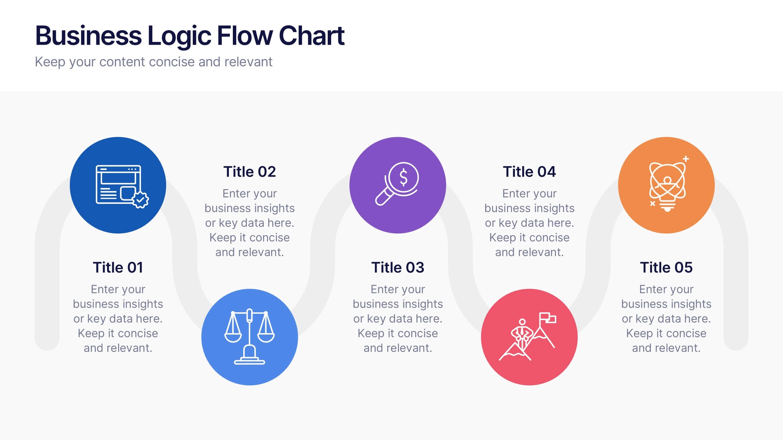Business Logic Flow Chart PowerPoint Template And Google Slides Theme Business Logic Flow Chart PowerPoint Template And Google Slides Theme