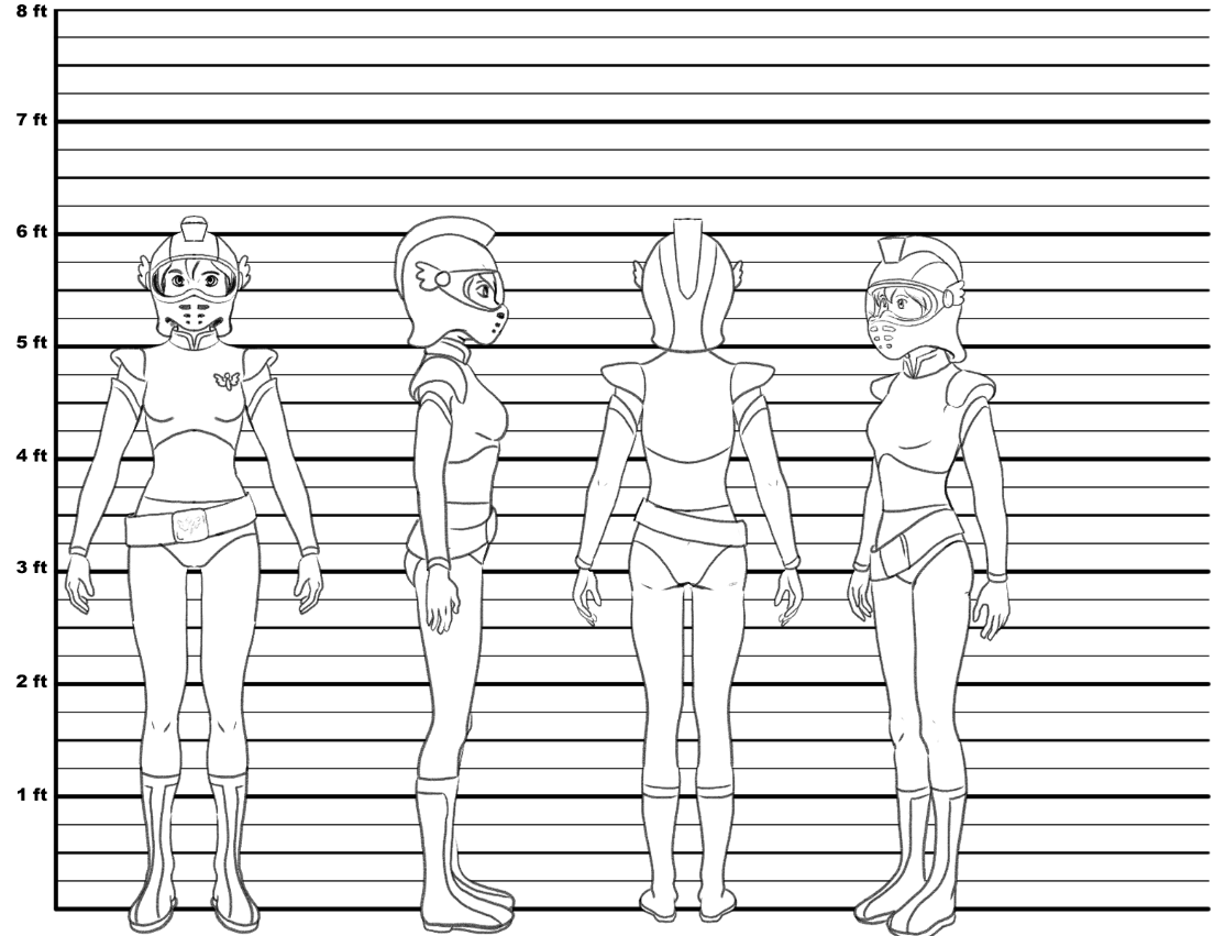 Character Height Chart In Feet CLIP STUDIO ASSETS