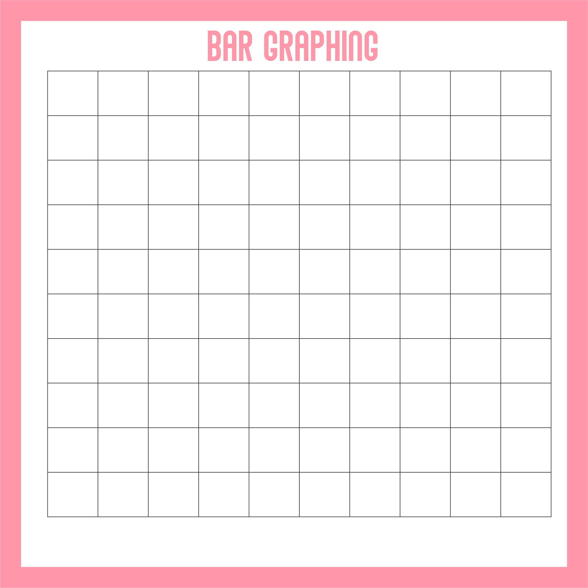 Printable Blank Bar Chart Template