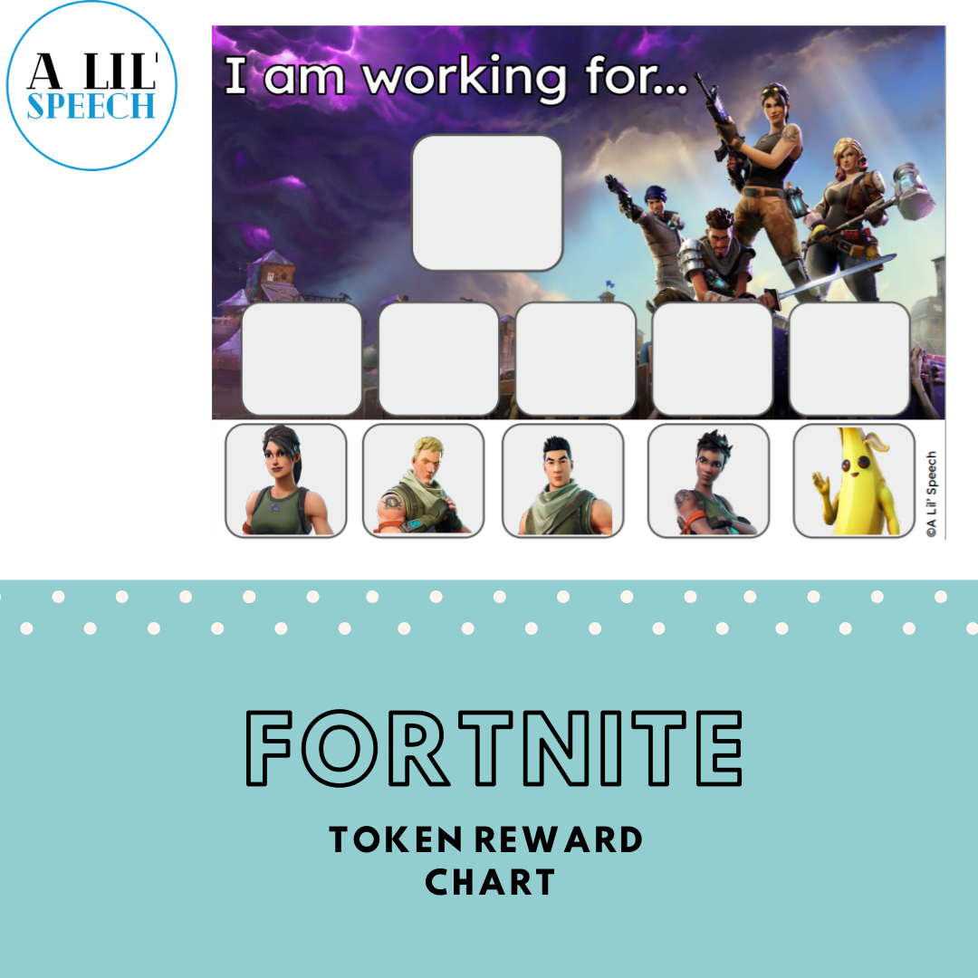 Fortnite Token Reward Board Behaviour Management Chart Printable Fortnite Token Reward Board Behaviour Management Chart Printable