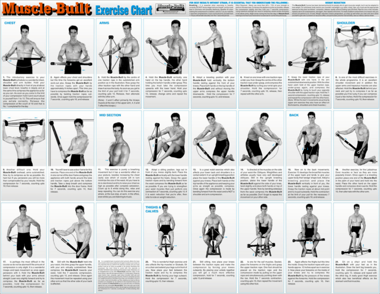 Free Bullworker Wallchart Isometric Exercise Training Planner Nick Litten IBM I AS400 ISeries Software Developer